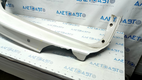 Rear bumper bare Ford C-max MK2 13-18 for parking sensors, white, right part torn off