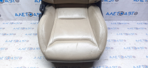Driver's seat Tesla Model S 12-15 pre-rest, type 1, without airbag, electric, beige leather, heated, electrics not working, scratches, leather swelled, no motor