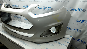 Front bumper bare Ford C-max MK2 13-18 usa white, pressed, scratches, breakage of the fastener