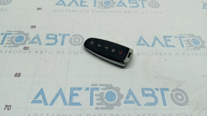 Ford C-max MK2 13-18 5-button key, chrome finish