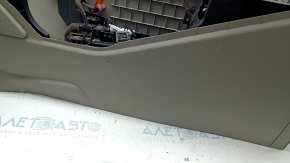 Central console armrest Ford C-max MK2 13-18 beige, scratches, missing plugs, broken fastener