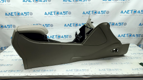 Central console armrest Ford C-max MK2 13-18 beige, scratches, missing plugs, broken fastener