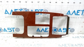 Lexus GS300 GS350 GS430 GS450h 06-07 center console trim brown wood scratches