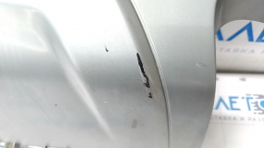 Rear bumper lip Audi Q7 16-19 for towbar, silver, scratches, broken mount