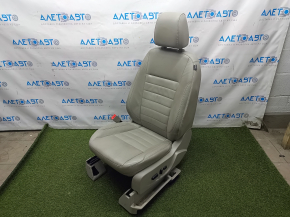 Driver's seat Ford C-max MK2 13-18 with airbag, electric, heated, beige leather, cracks in leather
