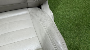 Driver's seat Ford C-max MK2 13-18 with airbag, electric, heated, beige leather, cracks in leather