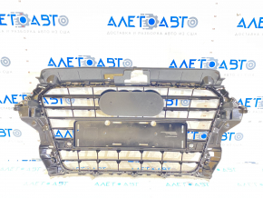 Radiator grill assembly Audi A3 8V 15-16 Black with chrome molding