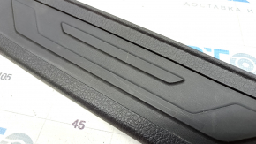 Door sill trim rear left outer Kia Sorento 10-15 black, worn