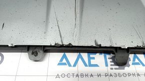 Front bumper lip central Audi Q7 16-19 silver, scratches