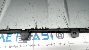 Front bumper lip central Audi Q7 16-19 silver, scratches