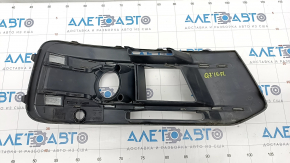 Front bumper grille left Audi Q7 16-19 chrome for parking sensors and radar with overlay