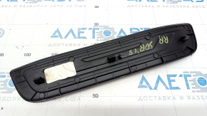 Door sill trim rear right outer Kia Sorento 10-15 black
