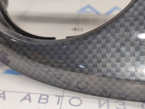 Set of front panel trims with glove compartment VW Beetle 12-19 carbon, scratches