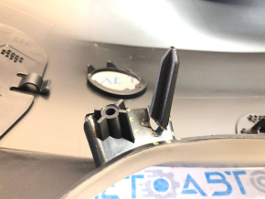 Front bumper bare Tesla Model 3 18 - for parking sensors broken guide