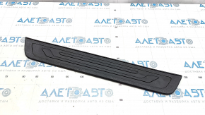 Door sill trim front right outer Kia Sorento 10-15 black, worn