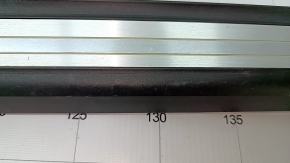 Door sill trim front right outer Audi Q7 16- black with chrome, backlight, scratches