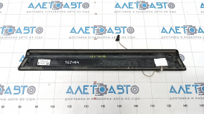 Door sill trim front left outer Audi Q7 16- black with chrome, backlight, scratches