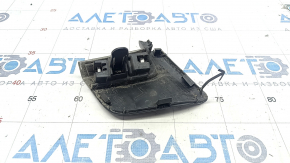 Front bumper plug with chrome left Lexus RX350 RX450h 13-15 rest, sand on chrome, crack