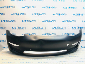 Tesla Model 3 18 bare front bumper - pressed under parking sensors