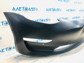 Tesla Model 3 18 bare front bumper - pressed under parking sensors