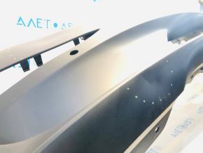 Tesla Model 3 18 bare front bumper - pressed under parking sensors