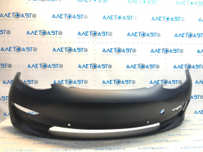 Tesla Model 3 18 bare front bumper - pressed under parking sensors