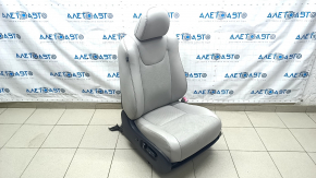 Passenger seat Lexus RX350 RX450h 10-15 with airbag, electric, leather, gray, heating, ventilation, cracks in leather