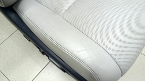 Passenger seat Lexus RX350 RX450h 10-15 with airbag, electric, leather, gray, heating, ventilation, cracks in leather