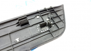 Door sill trim front right outer Hyundai Sonata 15-19 black with chrome, broken fastening, worn
