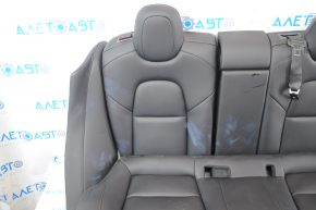 Rear row of seats 2nd row Tesla Model 3 18 - leather black, heated, dry cleanable