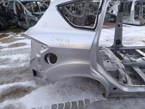 Quarter wing rear right Ford C-max MK2 13-18 on the body, silver, rusty, bumps