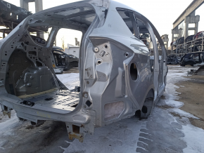 Quarter wing rear right Ford C-max MK2 13-18 on the body, silver, rusty, bumps