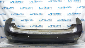 Bare rear bumper Lexus RX350 RX450h 10-15 for parking sensors, graphite