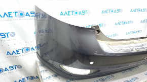 Bare rear bumper Lexus RX350 RX450h 10-15 for parking sensors, graphite