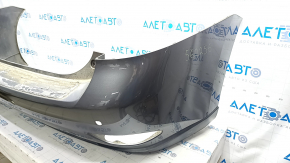 Bare rear bumper Lexus RX350 RX450h 10-15 for parking sensors, graphite