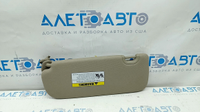 Right visor Hyundai Santa FE Sport 13-18 beige, without hook