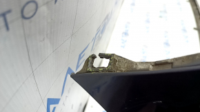 Bare front bumper Lexus RX350 RX450h 13-15 rest, for parking sensors, graphite, crack, broken fasteners