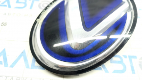 Radiator grill emblem grill Lexus RX450h 10-15 blue glass, sand