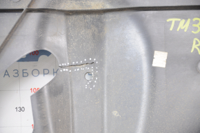 Tesla Model 3 21 rear underbody protection - cracked
