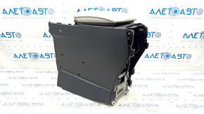 Central console armrest Lexus RX350 RX450h 10-15 leather black, armrest gray, leather defect