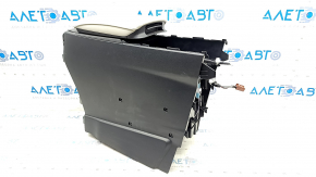 Central console armrest Lexus RX350 RX450h 10-15 leather black, armrest gray, leather defect