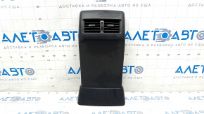 Center console trim with air duct Lexus RX350 RX450h 13-15 black, scratches