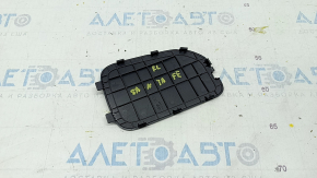 Lower left trunk door trim plug Hyundai Santa FE Sport 13-18 dark brown