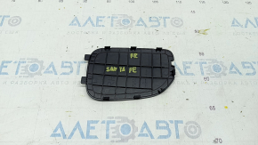 Lower right trunk door trim plug Hyundai Santa FE Sport 13-18 dark brown