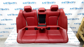 Rear row of seats 2nd row Alfa Romeo Giulia 17-20 leather red, cracked