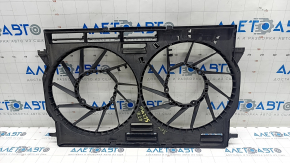 Diffuser radiator shroud bare Audi Q7 16- 2.0T, 3.0T for 2 fans 1200W, break