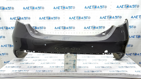 Bare rear bumper Alfa Romeo Giulia 17-18 for parking sensors, graphite 035, dented