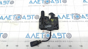 Left hood lock Audi Q7 16- with sensor, broken connector mount