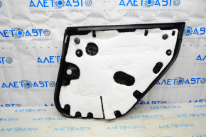 Door trim card rear left Tesla Model 3 21- leather black with speaker and window lifter control and door opening button scratches