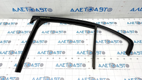 Upper rear left door molding Alfa Romeo Giulia 17-19 black with glass seal